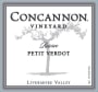 Concannon Reserve Petit Verdot 2013  Front Label