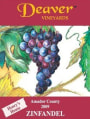 Deaver Vineyards Henrys House Zinfandel 2009 Front Label