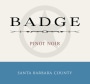 Badge Santa Barbara County Pinot Noir 2016  Front Label