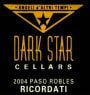 Dark Star Cellars Ricordati 2004 Front Label