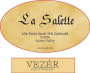 Vezer Family Vineyards La Salette 2013  Front Label
