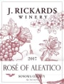 J. Rickards Winery Rose of Aleatico 2017  Front Label