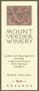 Mount Veeder Winery Reserve 2001 Front Label