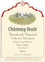 Chimney Rock Tomahawk Vineyard Cabernet Sauvignon 2010 Front Label