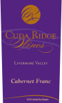 Cuda Ridge Wines Cabernet Franc 2011  Front Label
