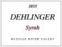 Dehlinger Syrah 2013  Front Label
