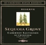 Sequoia Grove Rutherford Bench Reserve Cabernet Sauvignon 2008 Front Label