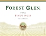 Forest Glen Pinot Noir 2009  Front Label