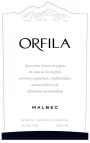 Orfila (Argentina) Orfila Malbec 2017  Front Label