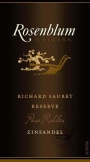 Rosenblum Cellars Richard Sauret Reserve Zinfandel 2007 Front Label