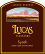 * Reserve Syrah 2009 Front Label