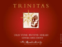 Trinitas Cellars Contra Costa County Old Vine Petite Sirah 2013  Front Label