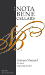 Nota Bene Cellars Wahluke Slope Arianses Vineyard 2013 Front Label