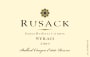 Rusack Ballard Canyon Estate Reserve Syrah 2009 Front Label