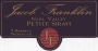 Elyse Jacob Franklin Hayne Vineyard Petite Sirah 2000 Front Label