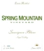 Spring Mountain Vineyard Napa Valley Sauvignon Blanc 2009 Front Label