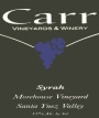 Carr Vineyards & Winery Morehouse Vineyard Syrah 2014 Front Label