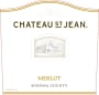Chateau St. Jean Merlot 2014 Front Label