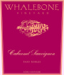 Whalebone Vineyard Cabernet Sauvignon 2011  Front Label