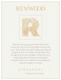 Renwood Fiddletown Zinfandel 2013  Front Label
