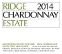 Ridge Santa Cruz Mountains Estate Chardonnay 2014  Front Label