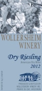 Wollersheim Winery Dry Riesling 2012 Front Label