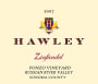 Hawley Ponzo Vineyard Zinfandel 2007 Front Label