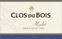 Clos du Bois North Coast Merlot 2007 Front Label