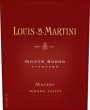 Louis Martini Monte Rosso Vineyard Malbec 2013 Front Label
