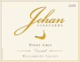 Johan Vineyards Drueskall Pinot Gris 2009 Front Label