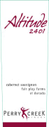 Perry Creek Altitude 2401 Cabernet Sauvignon 2008 Front Label