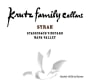Krutz Family Cellars Stagecoach Vineyard Syrah 2012 Front Label