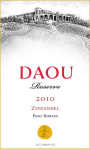 DAOU Reserve Zinfandel 2010  Front Label