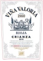 Vina Valoria Crianza 2016  Front Label