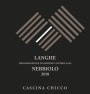 Cascina Chicco Langhe Nebbiolo 2018  Front Label