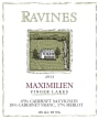 Ravines Maximilien 2013  Front Label