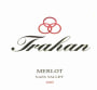 Trahan Winery Merlot 2005  Front Label
