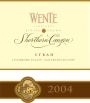 Wente Shorthorn Canyon Syrah 2004  Front Label