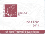 Domaine Nicolas Gonin Persan Balmes Dauphinoises 2014  Front Label