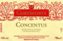 Azienda Agricola Corteforte Concentus delle Venezie IGT 2010  Front Label