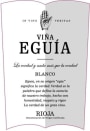 Vina Eguia Rioja Blanco 2015  Front Label