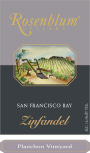 Rosenblum Cellars Planchon Vineyard Zinfandel 2008  Front Label