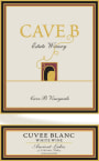 Cave B Estate Winery Cuvee Blanc 2015 Front Label