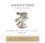 Hawkstone Barney's Heritage Cuvee Merlot 2013  Front Label