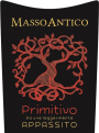 Masso Antico Appasito Primitivo 2015  Front Label