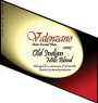 Valenzano Winery Old Indian Mills 2007 Front Label