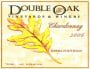 Double Oak Vineyards & Winery Chardonnay 2006  Front Label