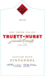 Truett Hurst Rattler Rock Old Vine Zinfandel 2010  Front Label