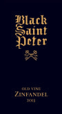 Black Saint Peter Old Vine Zinfandel 2015  Front Label
