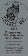 Thirsty Owl Wine Company Cabernet Sauvignon 2012 Front Label
